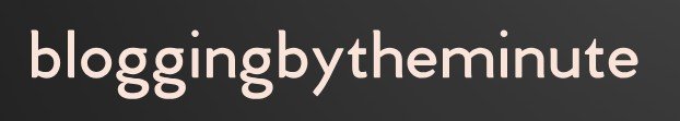 bloggingbytheminute logo