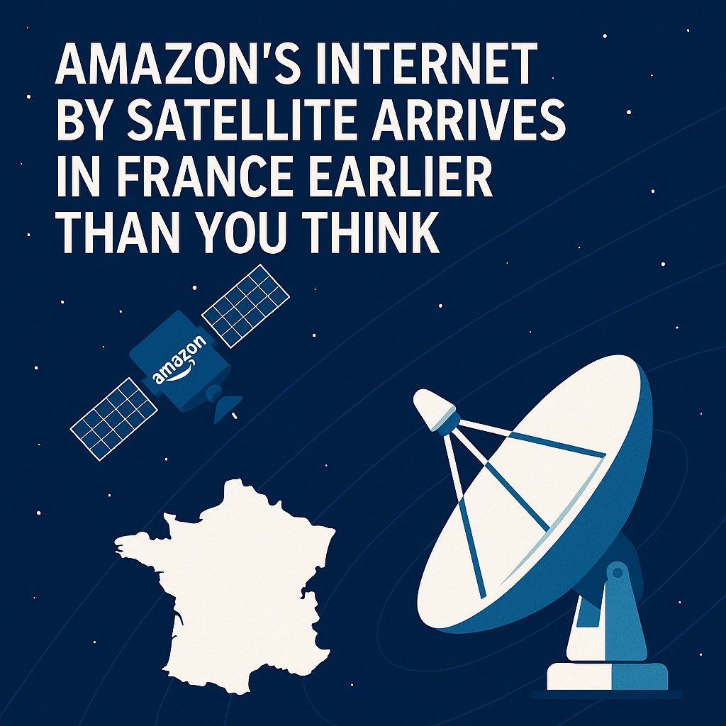 Amazon's internet by satellite arrives in France earlier than you think