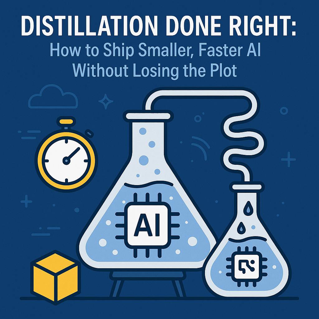 Distillation Done Right How To Ship Smaller, Faster AI Without Losing The Plot