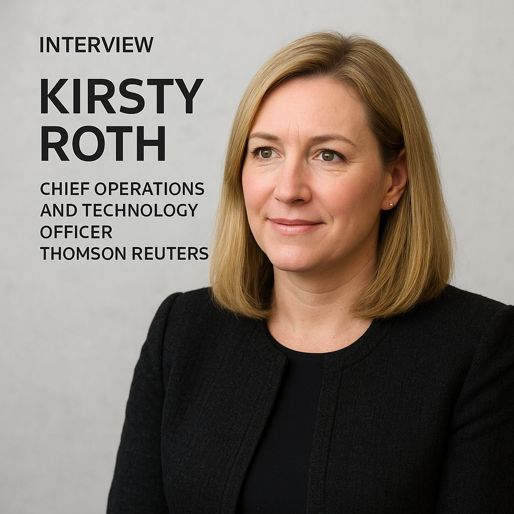 Interview Kirsty Roth, chief operations and technology officer, Thomson Reuters