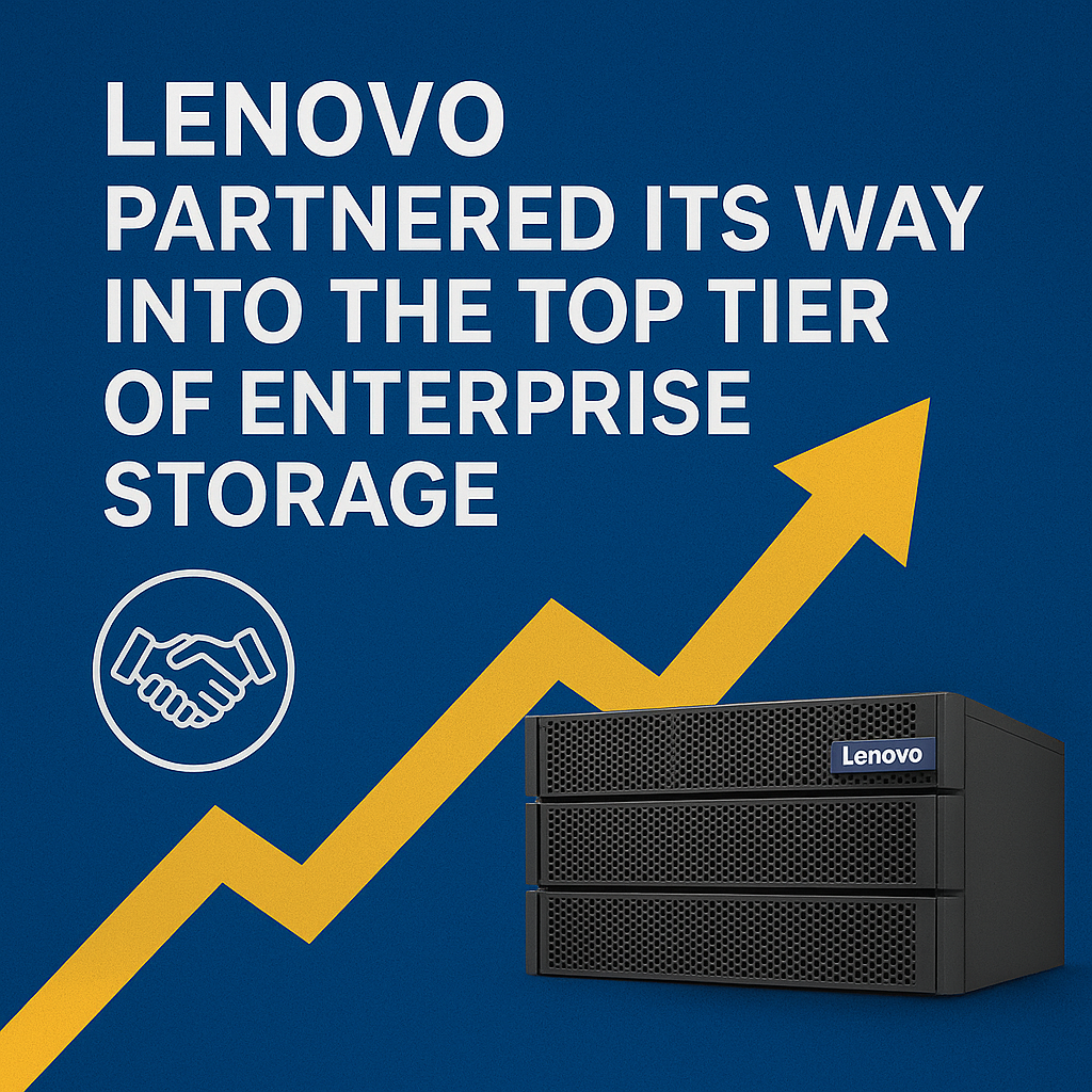 Lenovo Partnered Its Way Into the Top Tier of Enterprise Storage