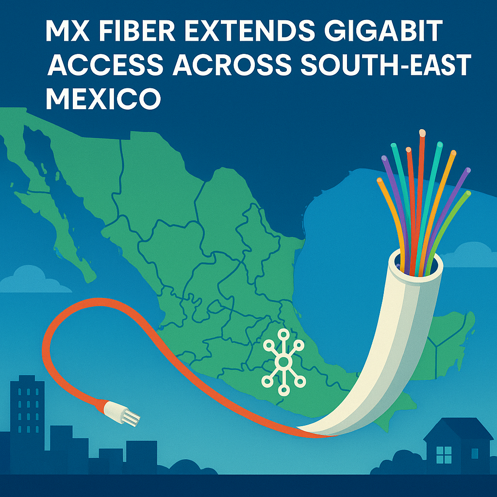 MX Fiber extends gigabit access across south-east Mexico with optical network