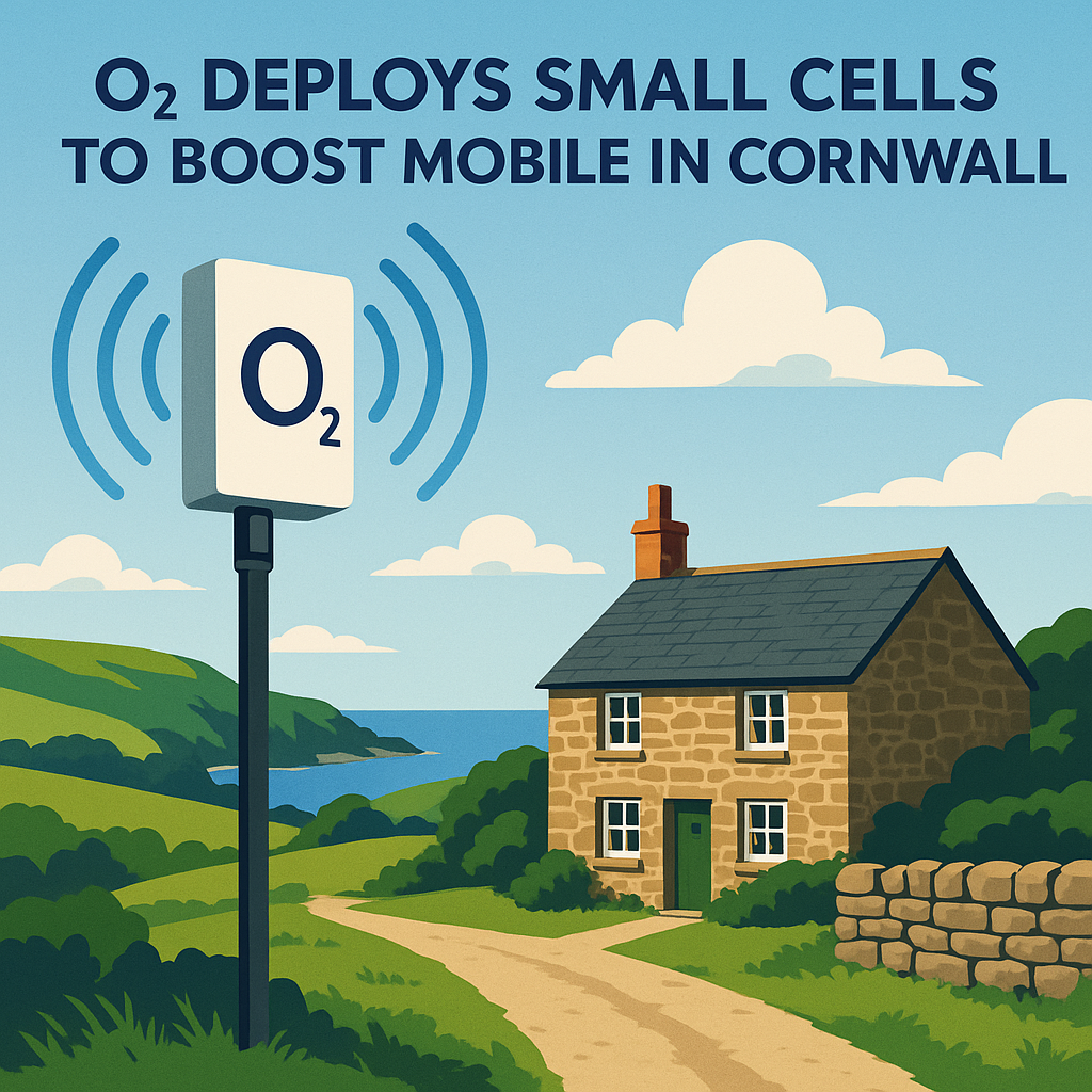 O2 deploys small cells to boost mobile in Cornwall
