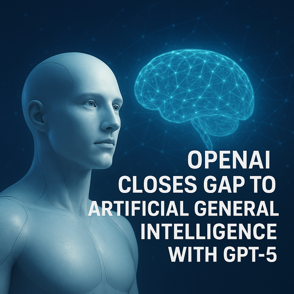 OpenAI closes gap to artificial general intelligence with GPT-5