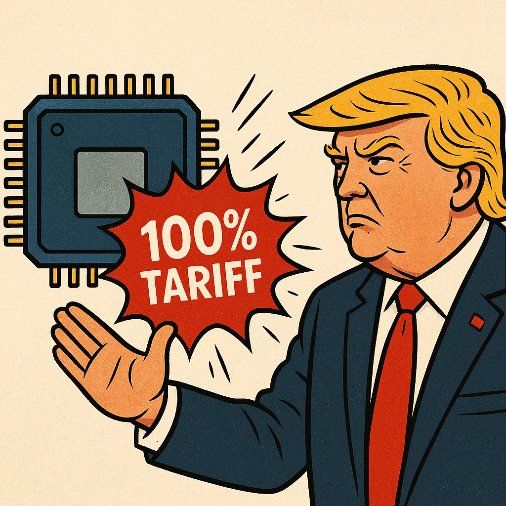 Trump slaps 100% tariffs on chips to get tech onshore