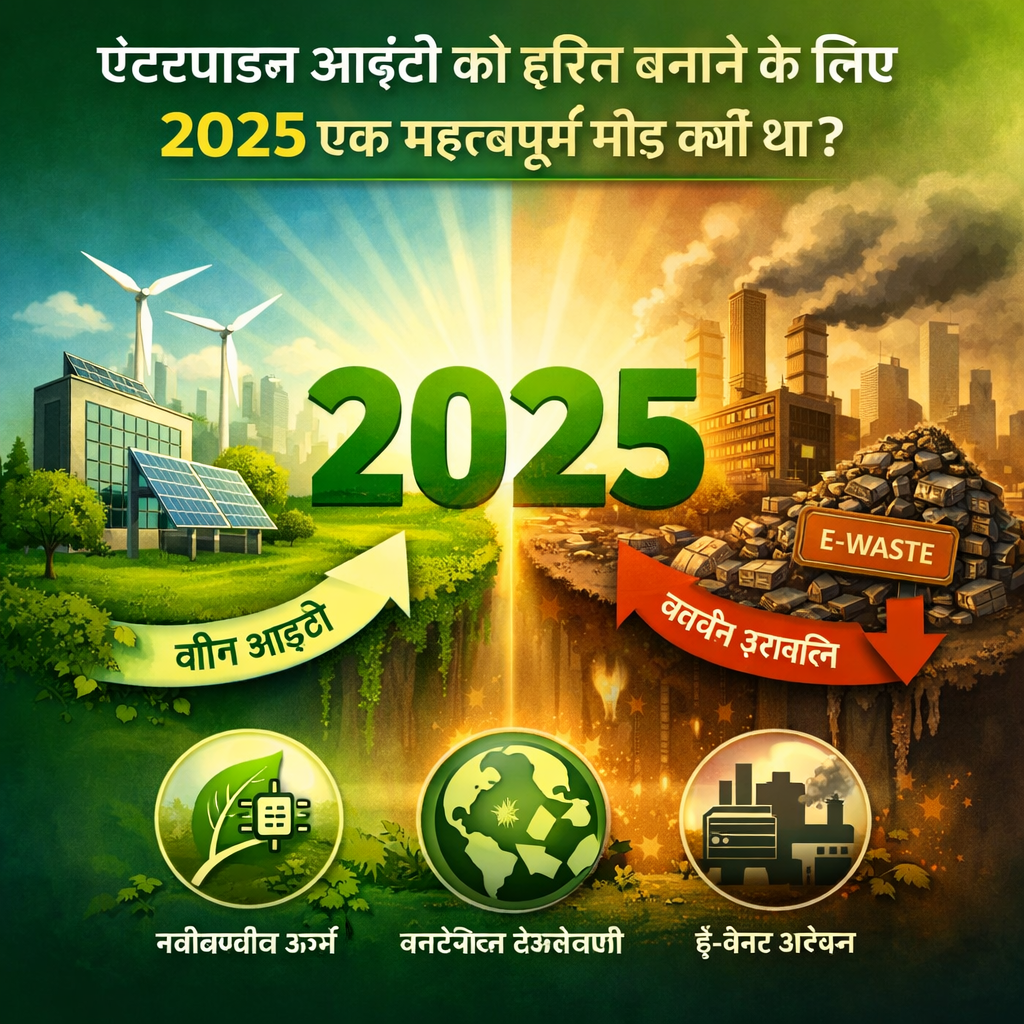 एंटरप्राइज आईटी को हरित बनाने के लिए 2025 एक महत्वपूर्ण मोड़ क्यों था