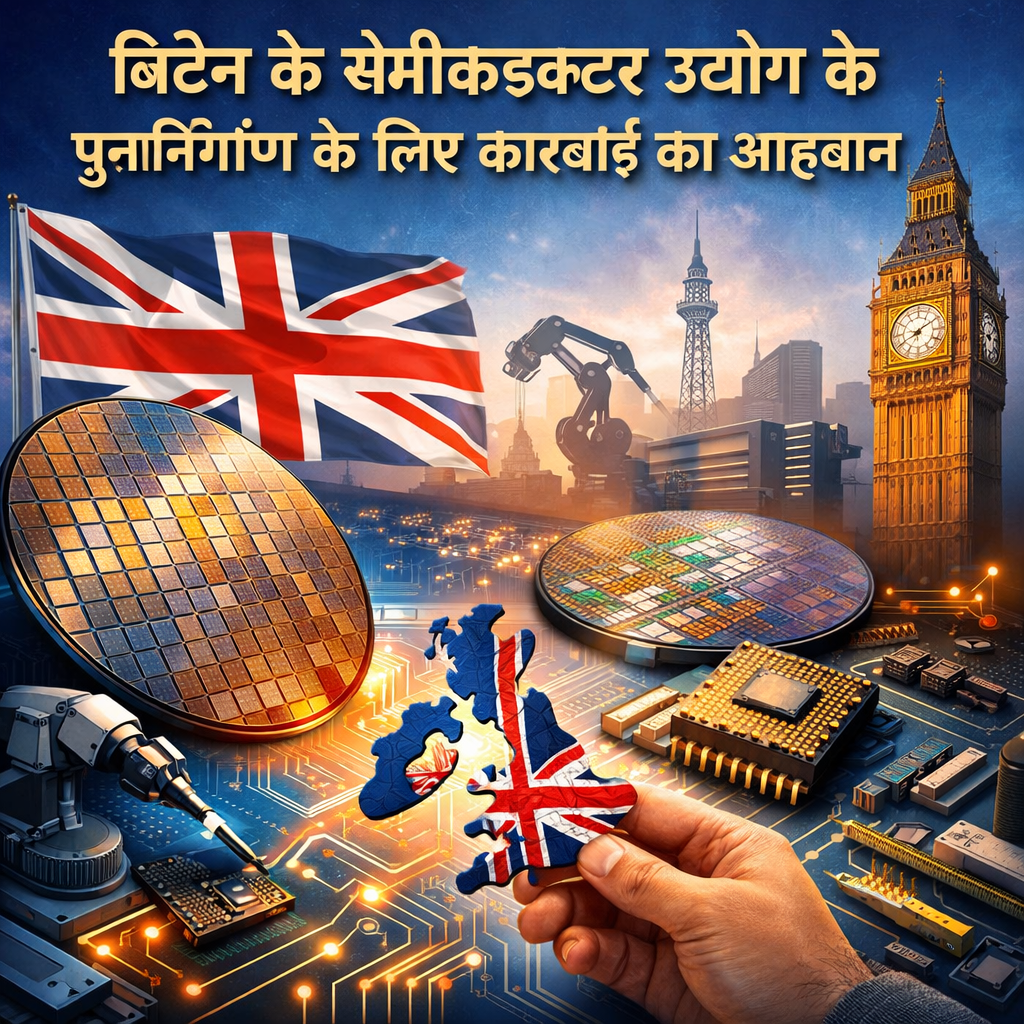 ब्रिटेन के सेमीकंडक्टर उद्योग के पुनर्निर्माण के लिए कार्रवाई का आह्वान