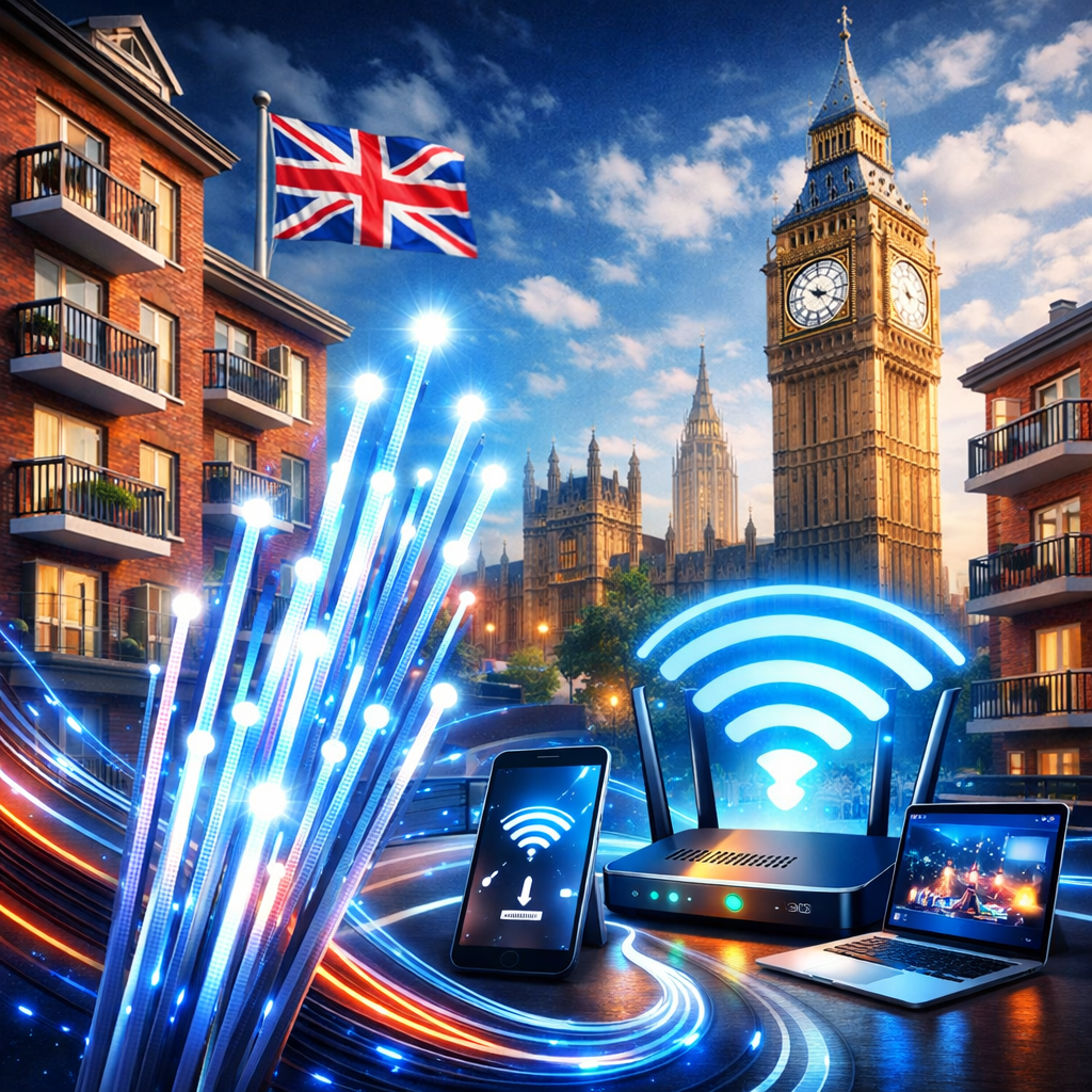 ब्रिटेन में फ्लैट मालिकों को तेज और अधिक विश्वसनीय ब्रॉडबैंड का अधिकार मिलेगा